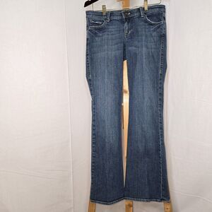 NY and C Platinum Jeans Womens 6 Blue Denim FLARE Platinum